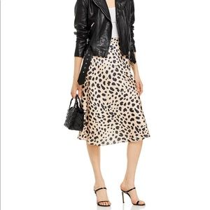 Satin Midi Slip skirt